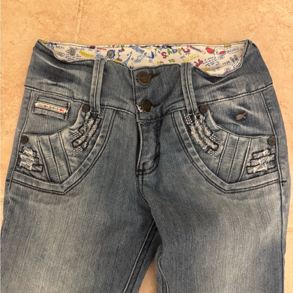 Women's Skinny Jeans in Blue - Picture 4 of 6